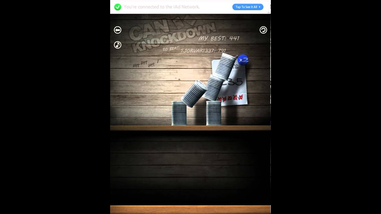 Can Knockdown: All Levels