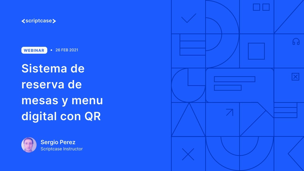 Scriptcase - Sistema de reserva de mesas y menu digital con QR 1/3