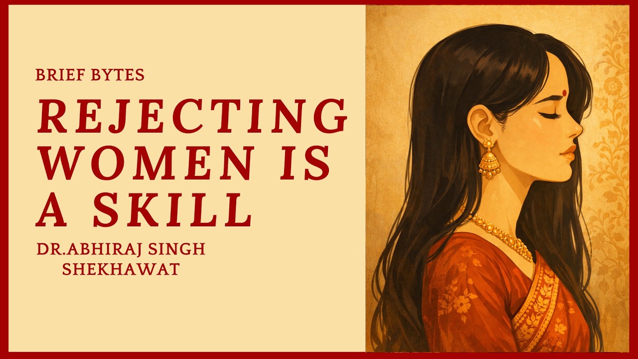 REJECTING WOMEN is a SKILL wanting is free, giving is costly