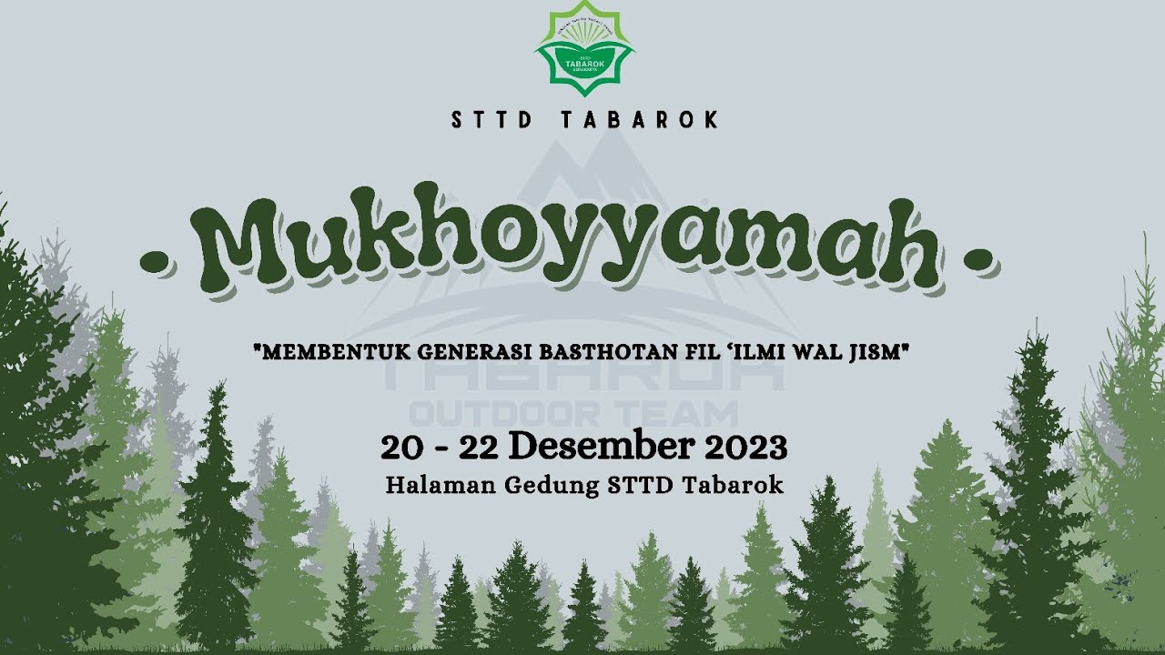 Mukhoyyamah 2023 | STTD Tabarok | Tabarok Outdoor Team | BIG MOVIES TABAROK