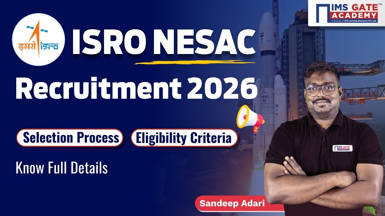 Набор персонала в ISRO NESAC в 2026 году | Вакансии научных сотрудников ISRO в 2026 году | Сандип...