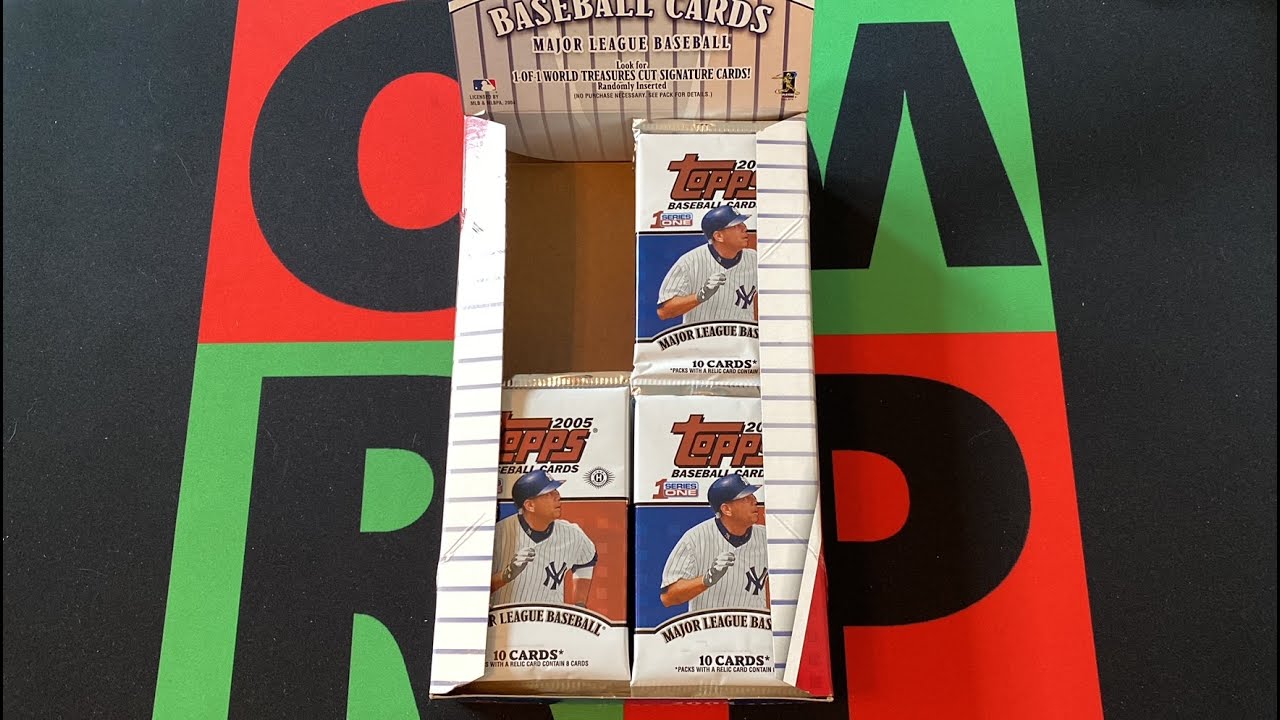 2005 Topps MLB Baseball Series 1 Hobby Box Part 2! ⚾