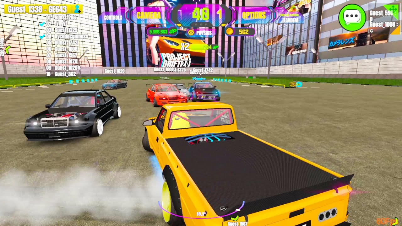 Toyota Hilux 1988 Racing Drift Skills - Project Drift 2 Multiplayer Gameplay #game #games #gameplay