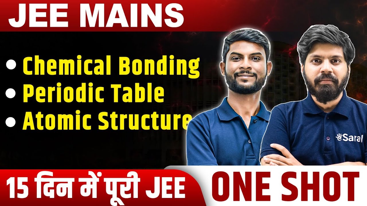 Chemical Bonding, Periodic Table, Atomic Structure in One Shot 🔥