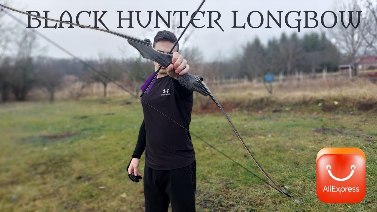 BLACK HUNTER LONGBOW FROM ALIEXPRESS! LET'S TEST IT!