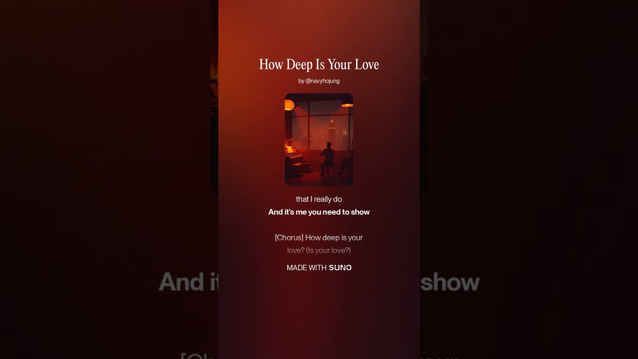 How Deep Is Your Love