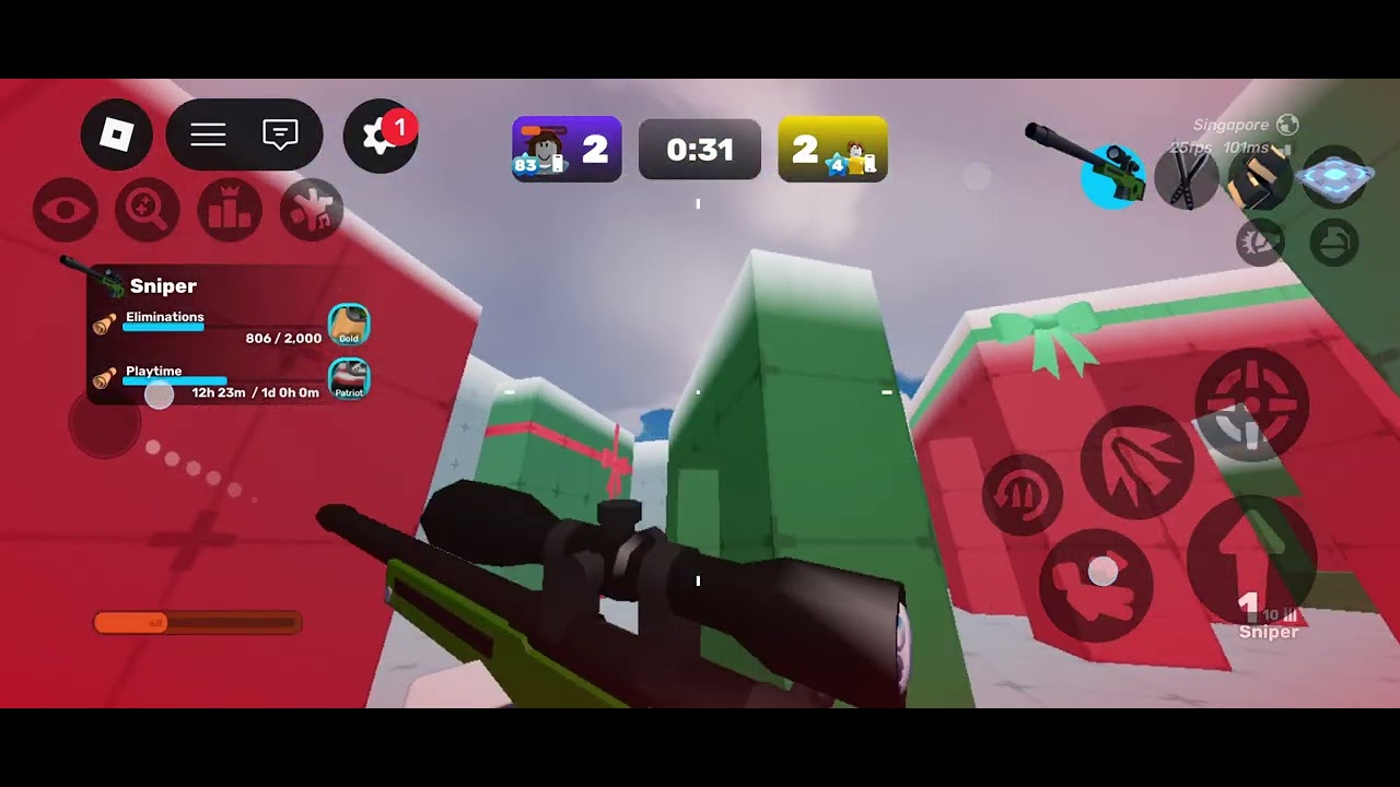 Pulkit  is  playing Roblox riavls