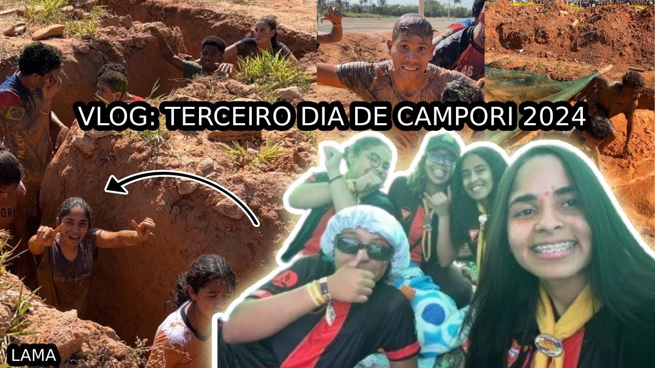 Vlog: terceiro dia de Campori + dia da lama | Foi Tudo por Jesus 2024