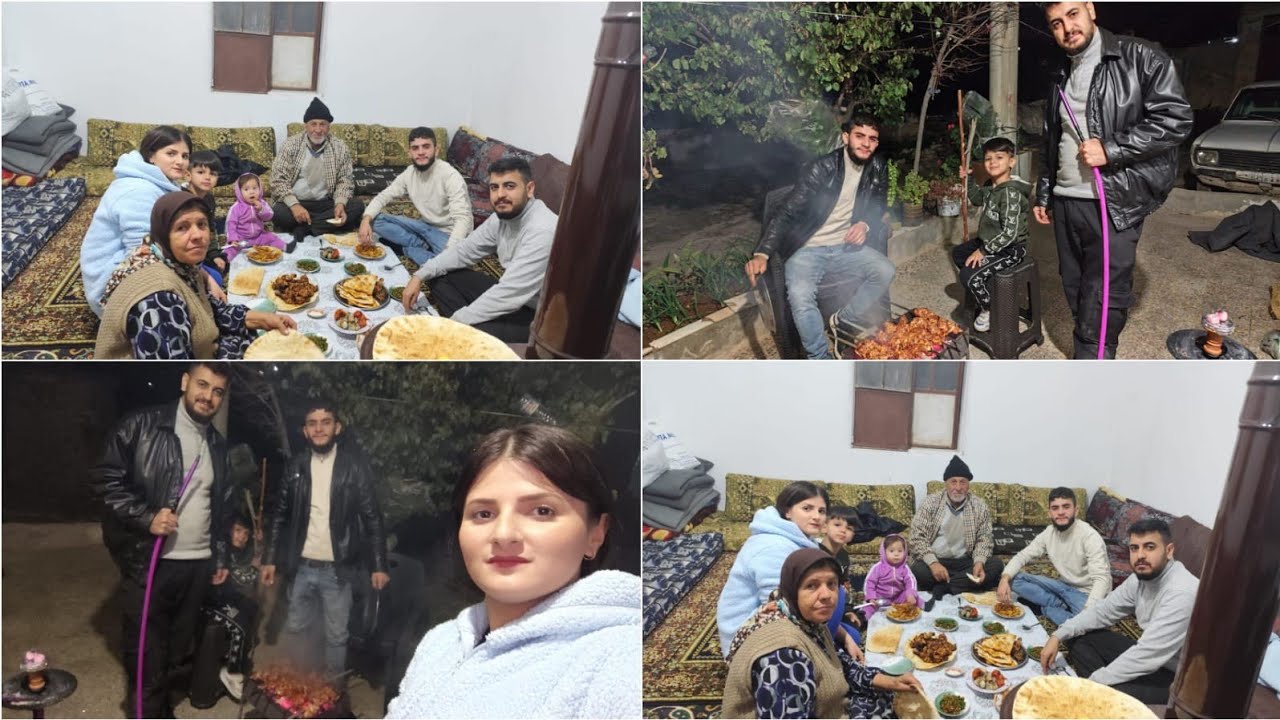 اليوم ساوينا اطيب شوي ورحنا ع الدكان بنص الليل أجواء الضيعة