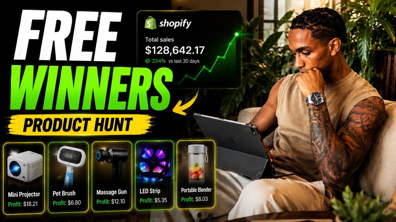 How I Find Winning Dropshipping Products For FREE (2026)