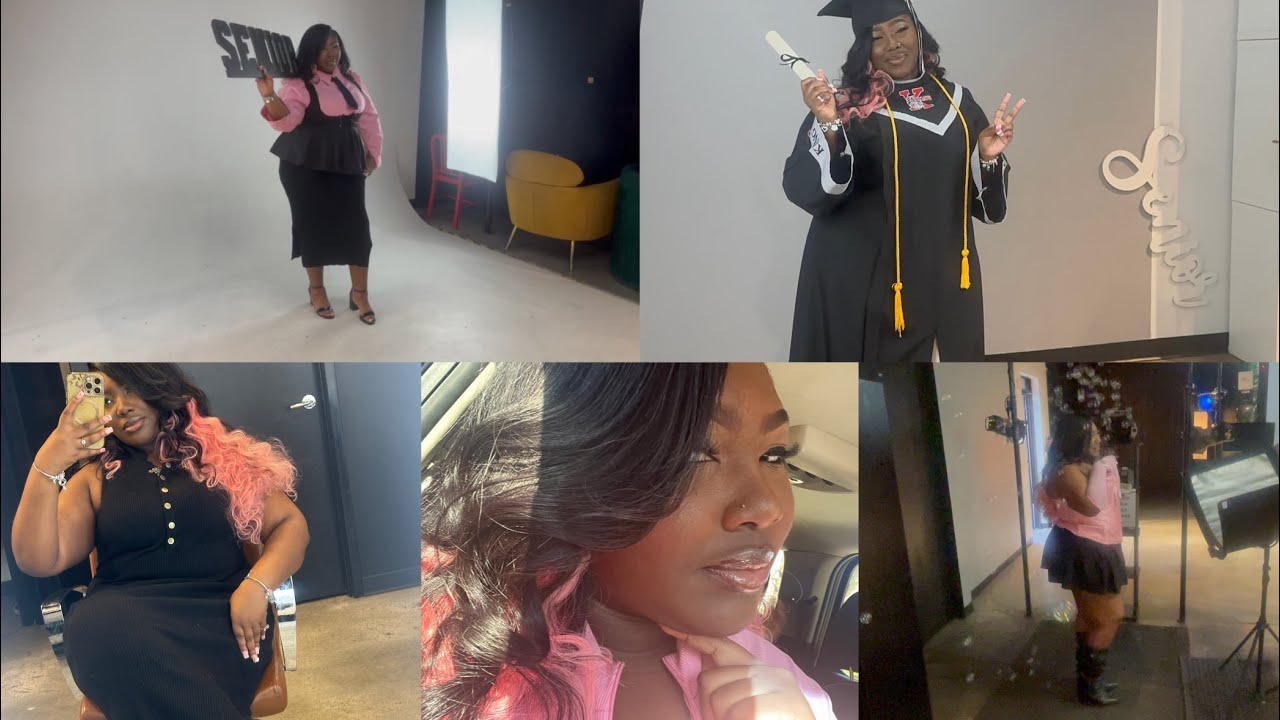 GRWM FOR SENIOR PICTURES + VLOG|I maintenance day, senior photoshoot