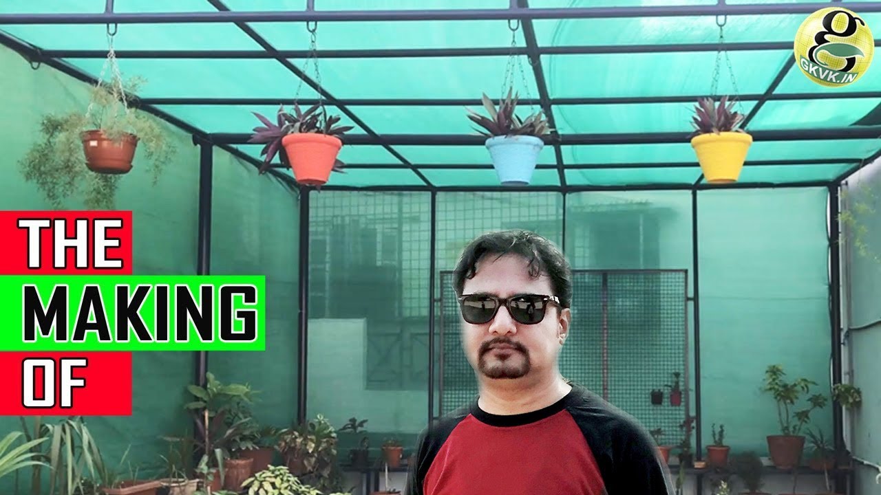 MAKING OF TERRACE GARDEN | Gardening Ideas for Home | SHADE HOUSE DESIGN