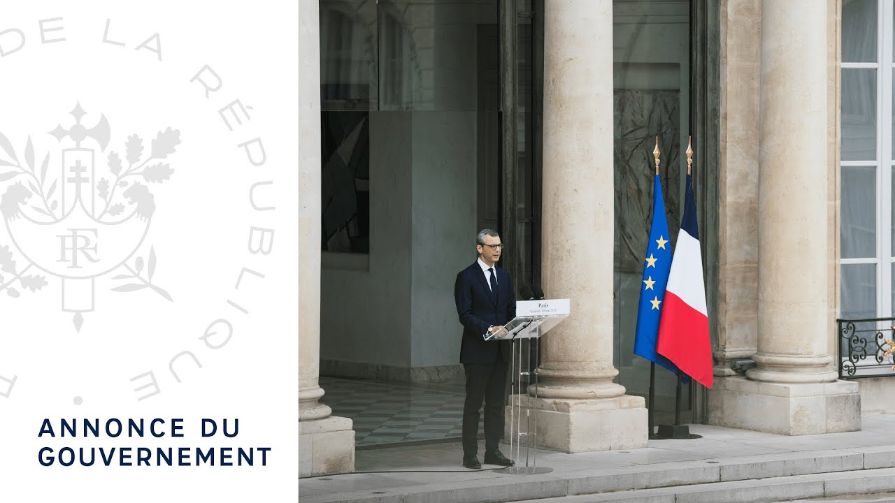 Annonce de la composition du Gouvernement.