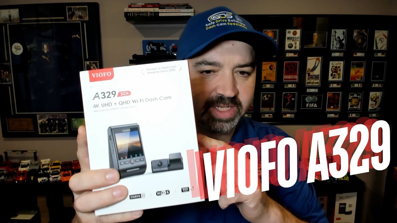 Viofo A329 dash camera whats in the box