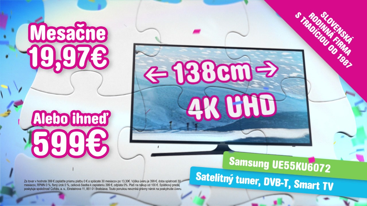 TPD 30 rokov - UHD telev&iacute;zor Samsung
