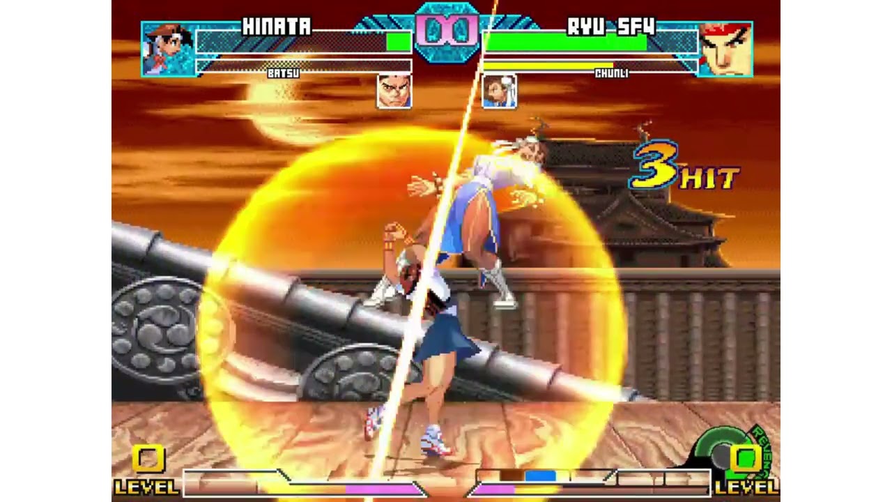 Batsu Y Hinata Vs Ryu Y Chun Li - Mugen Tag Battle