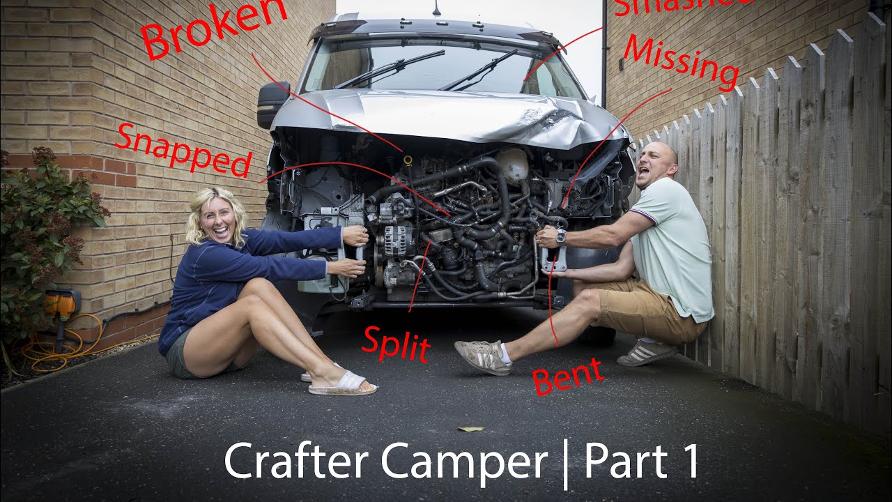 Salvage VW Crafter First Look! - (Crafter Camper Build)
