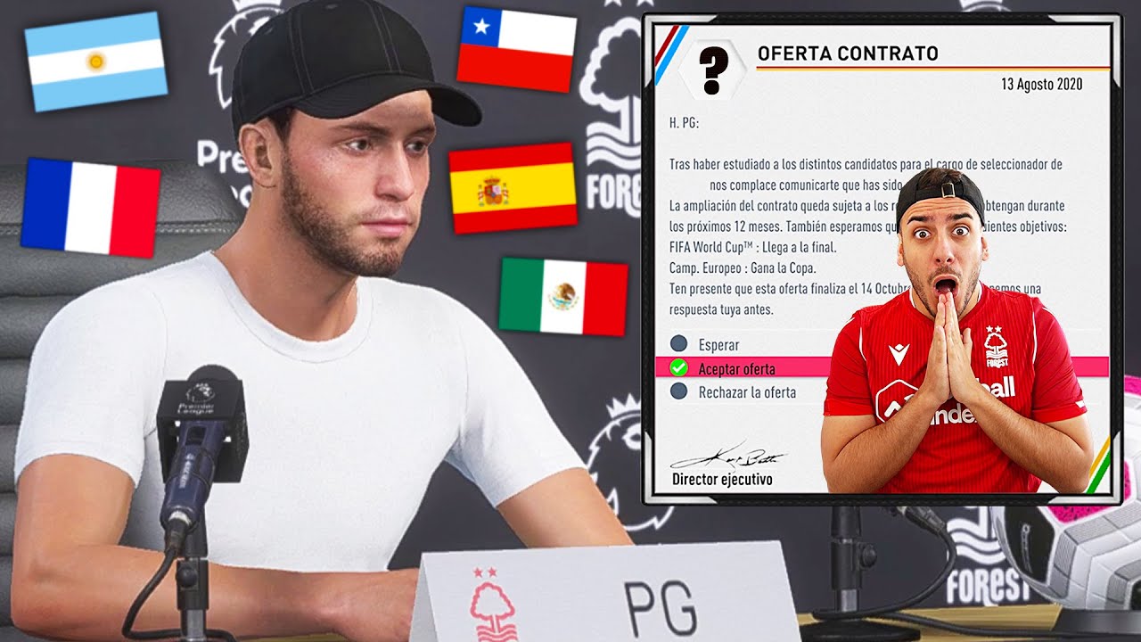 Recibo la IRRECHAZABLE OFERTA de esta SELECCIÓN... MODO CARRERA