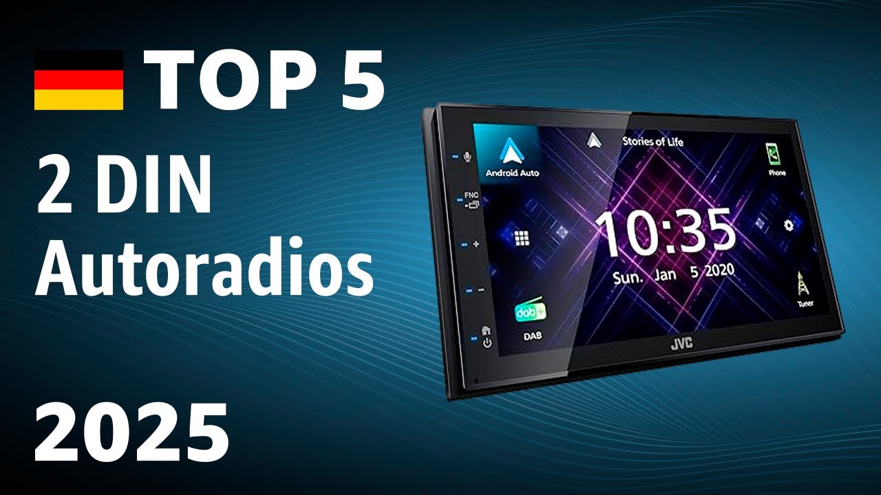 TOP&mdash;5. Beste 2 DIN Autoradios (Android, Carplay, DAB+, Navi, R&uuml;ckfahrkamera). Test & Vergleich 2025