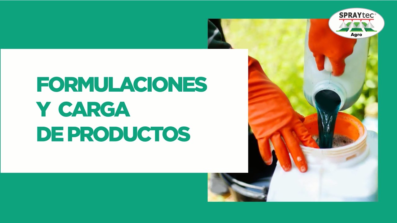 Capacitaciones Pulverización Agrícola  - Formulaciones y carga de productos.