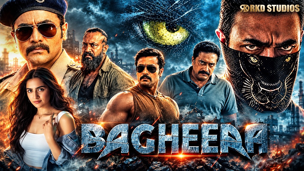 Bagheera (4K) | Srii Murali, Rukmini Vasanth, Prakash R New Released South Action Hindi Dubbed Movie