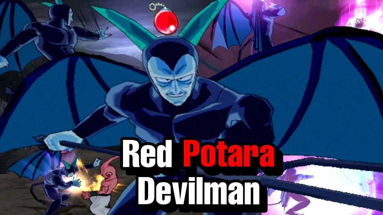 Red Potara Devilman ONE HIT K.Os All Villains! Budokai Tenkaichi 3