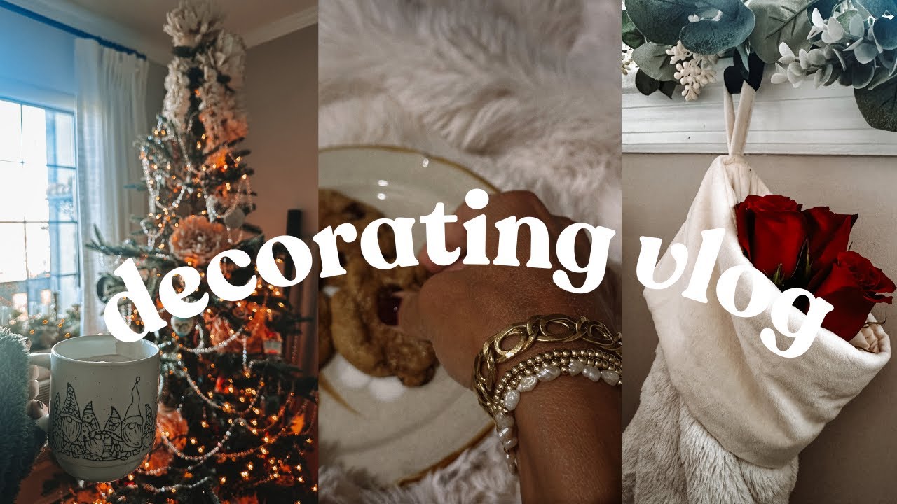 Vlogmas Vol 2: Decorating alone, home updates, free people haul, chili recipe