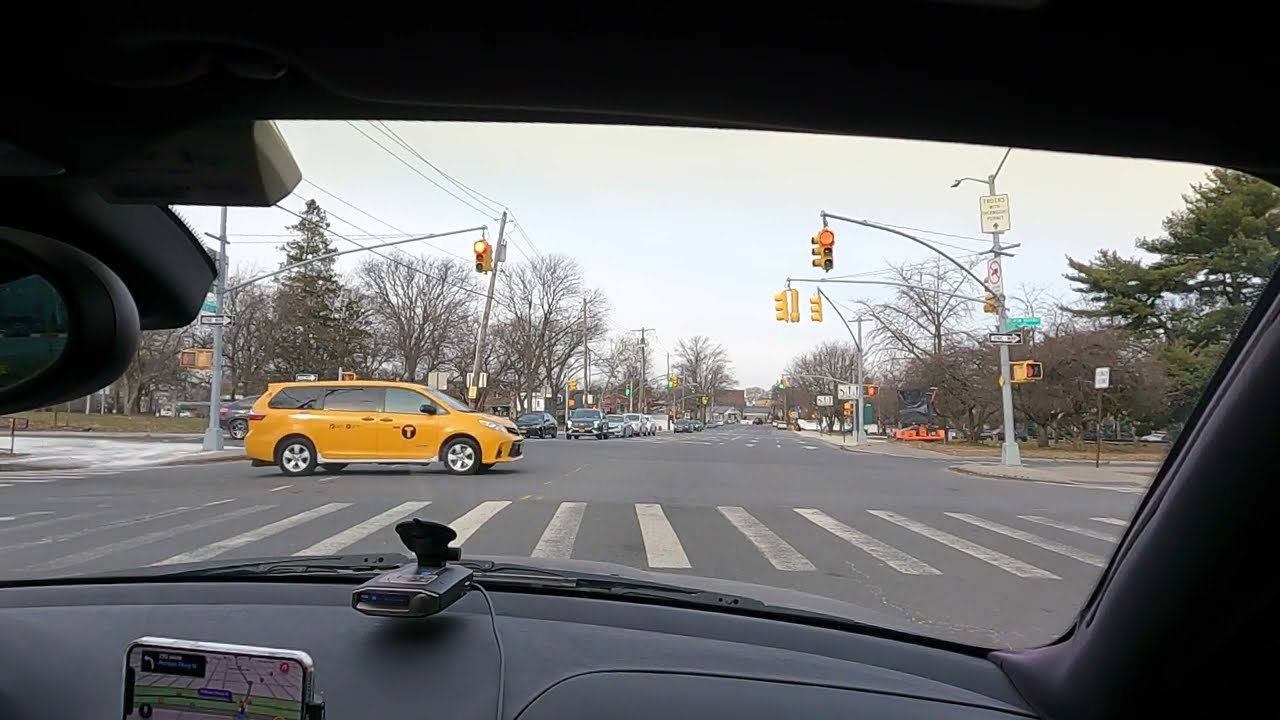 Bronx to Bear Mountain Bridge Full Scenic Drive in January 2022