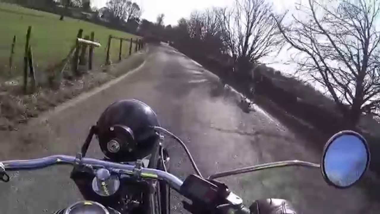 Vintage BMW R11 Motorcycle, oldtimer motorrad 1934 short ride