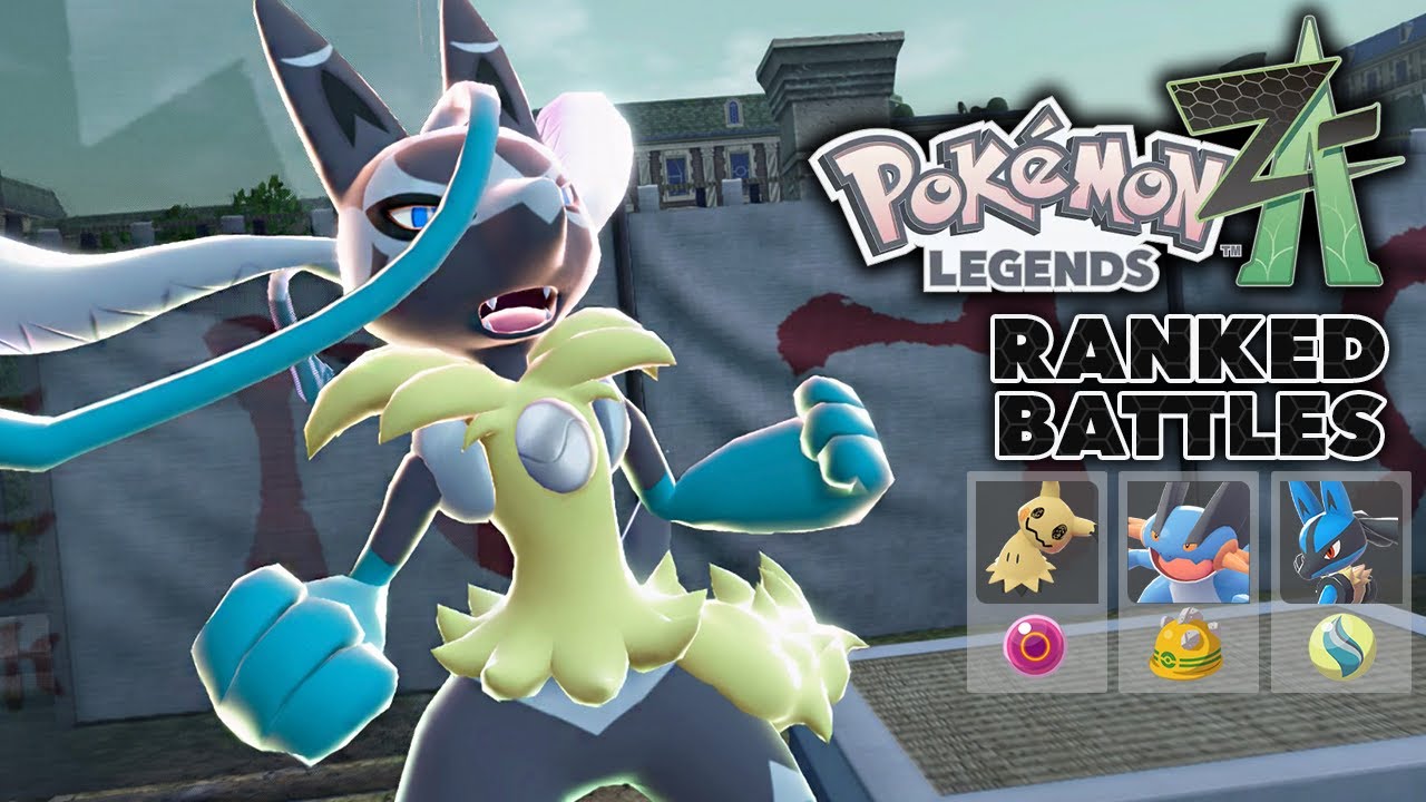Мега Лукарио Z обладает невероятной аурой | Рейтинговые битвы Pokemon Legends: Z-A