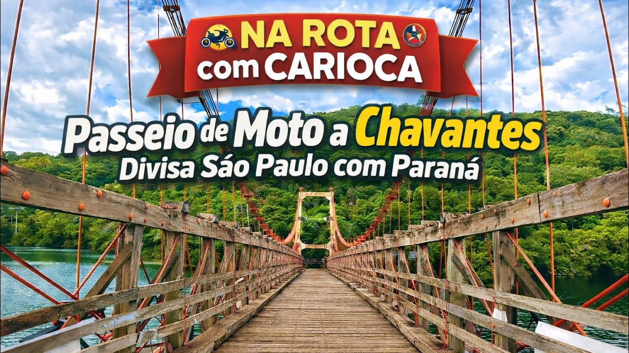 Ponte Pênsil Chavante e Ribeirão Claro