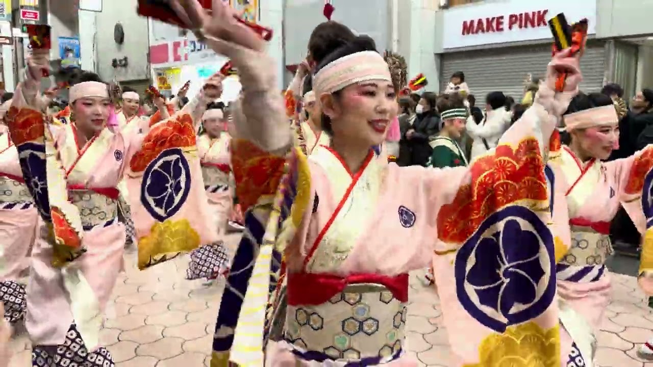 土佐のおきゃく２０２６・よさこい春の舞・濱長花神楽さんの演舞