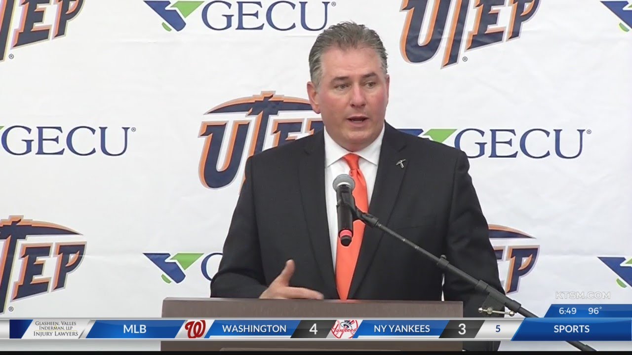 Senter shares UTEP Athletics updates