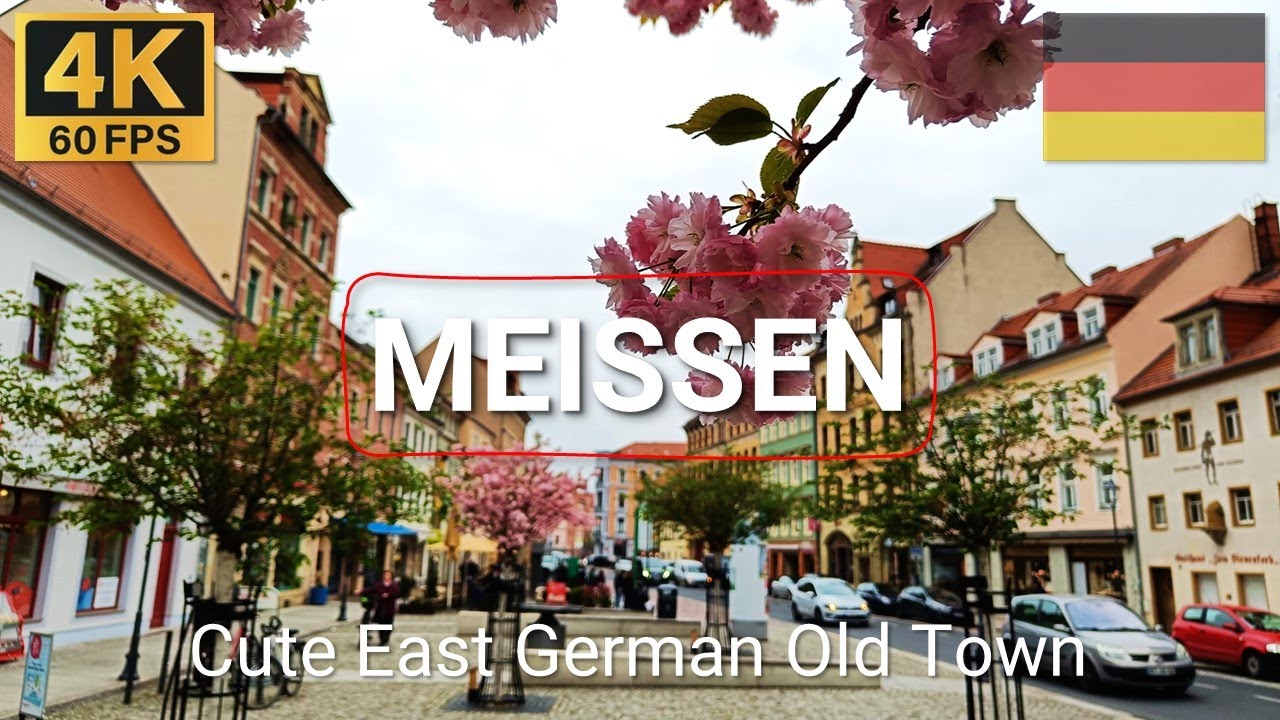 MEISSEN, Germany 🇩🇪 | 2023 | 4K·60p | Walk in Germany's Porcelain Capital