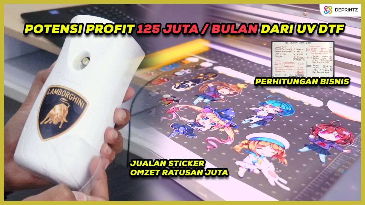 APA ITU TEKNIK UV DTF PRINTING / DECAL KERING ? DAN KENAPA SANGAT MENGUNTUNGKAN ?