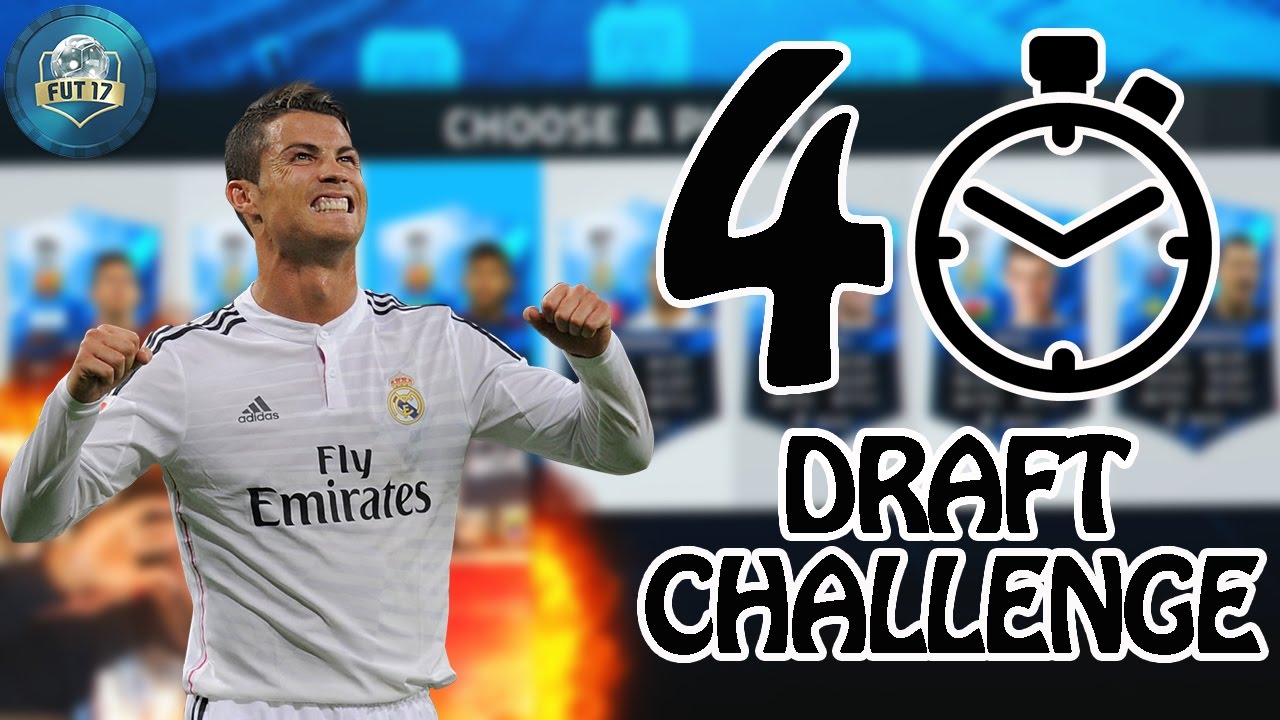 RONALDO UBIJA! - 4 MINUTES CHALLENGE FUT DRAFT (FIFA 17)