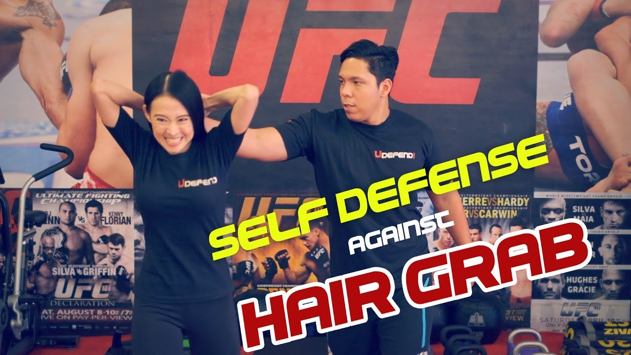 SELF DEFENSE AGAINST HAIR GRAB