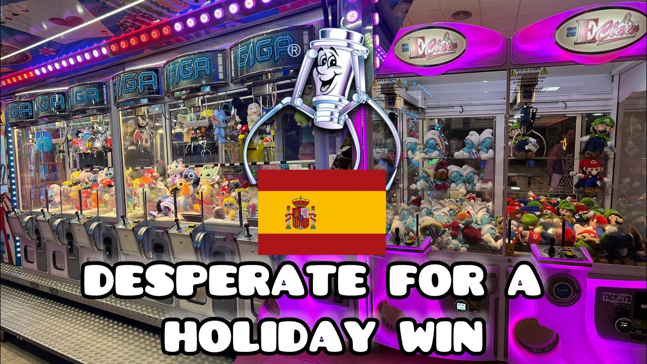 Claw Machines Spain Alicante | Desperate For A Holiday Win