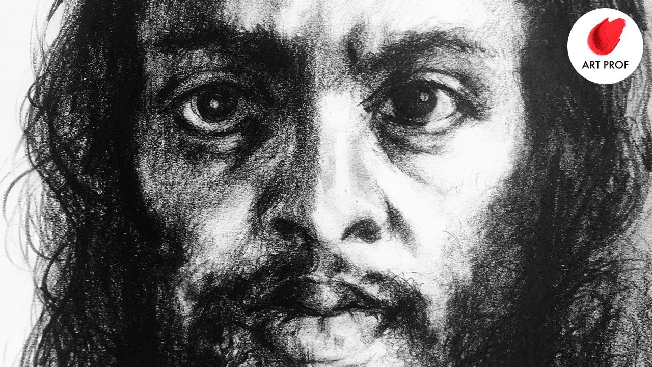 Portrait Drawing Demo in Pencil, Step by Step