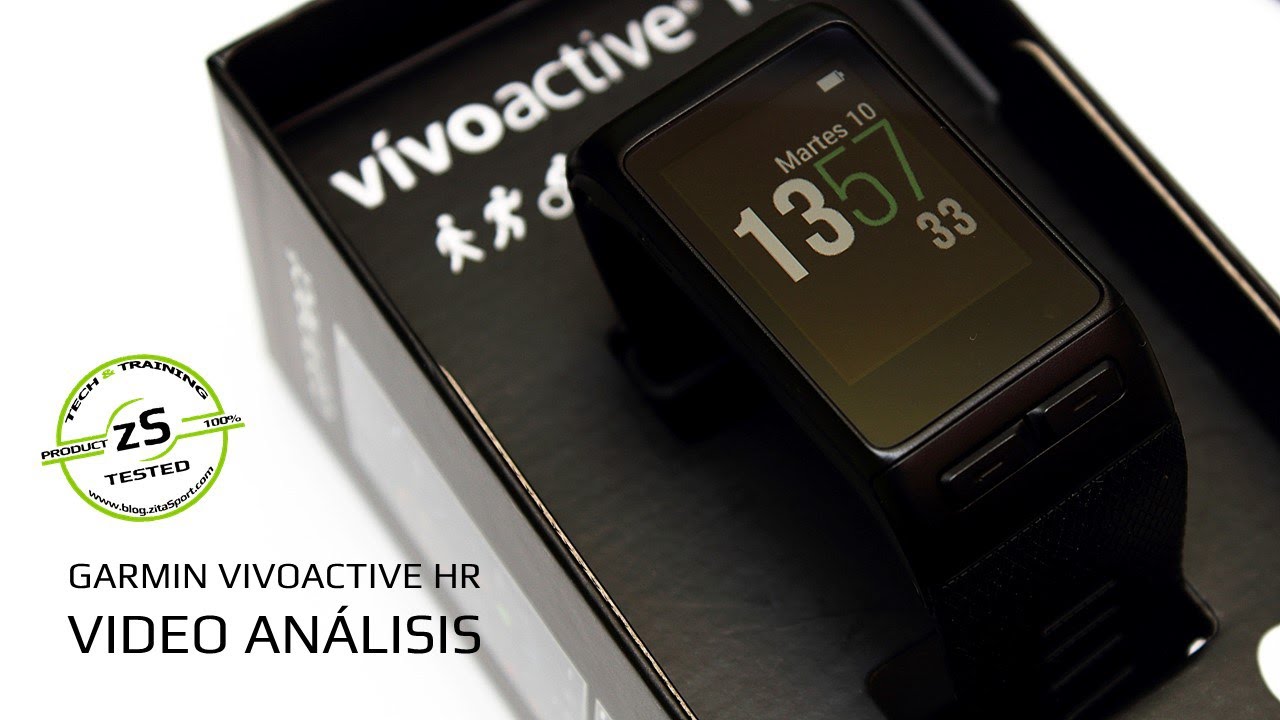GARMIN VIVOACTIVE HR – VIDEO ANÁLISIS