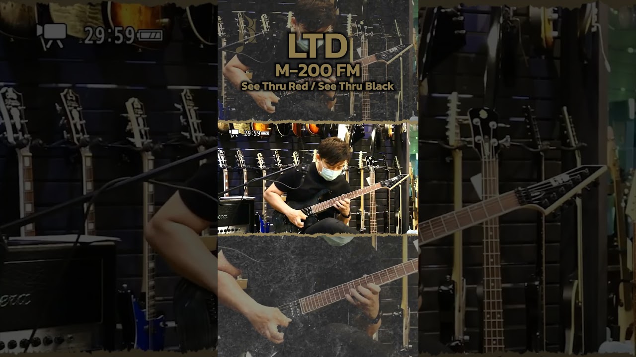 กีตาร์สำหรับสายปั่น ในราคาย่อมเยาว์! | LTD M-200 FM