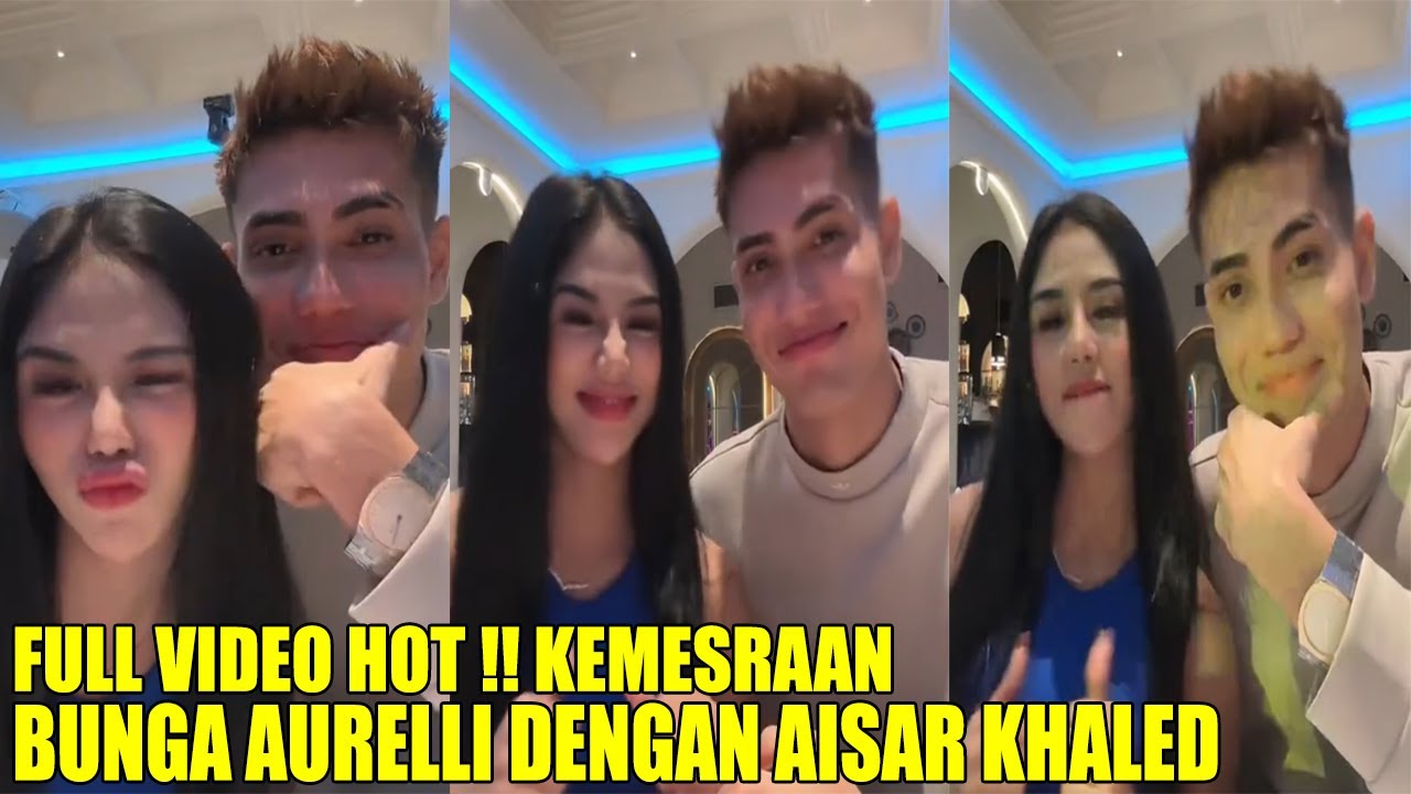 BUNGA AURELLI PUBLISH VIDEO SYURNYA DENGAN AISAR KHALED DI MEDIA SOSIAL PRIBADINYA