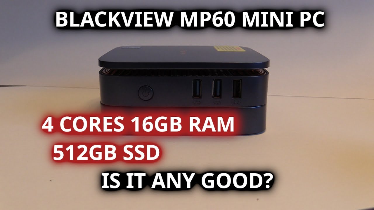 Blackview MP60 Mini PC Review! Synthetic Benchmarks and Teardown