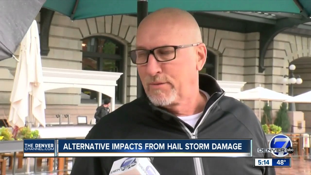 Alternative impacts from hail storm damage