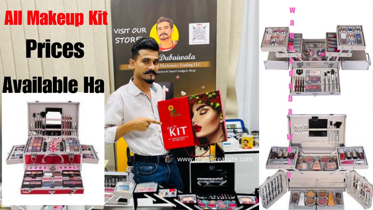 Makeup kit all Price Mention Complete A to z waterproof 🤗& Big offer welcome to Waqasdubaiwala Shop