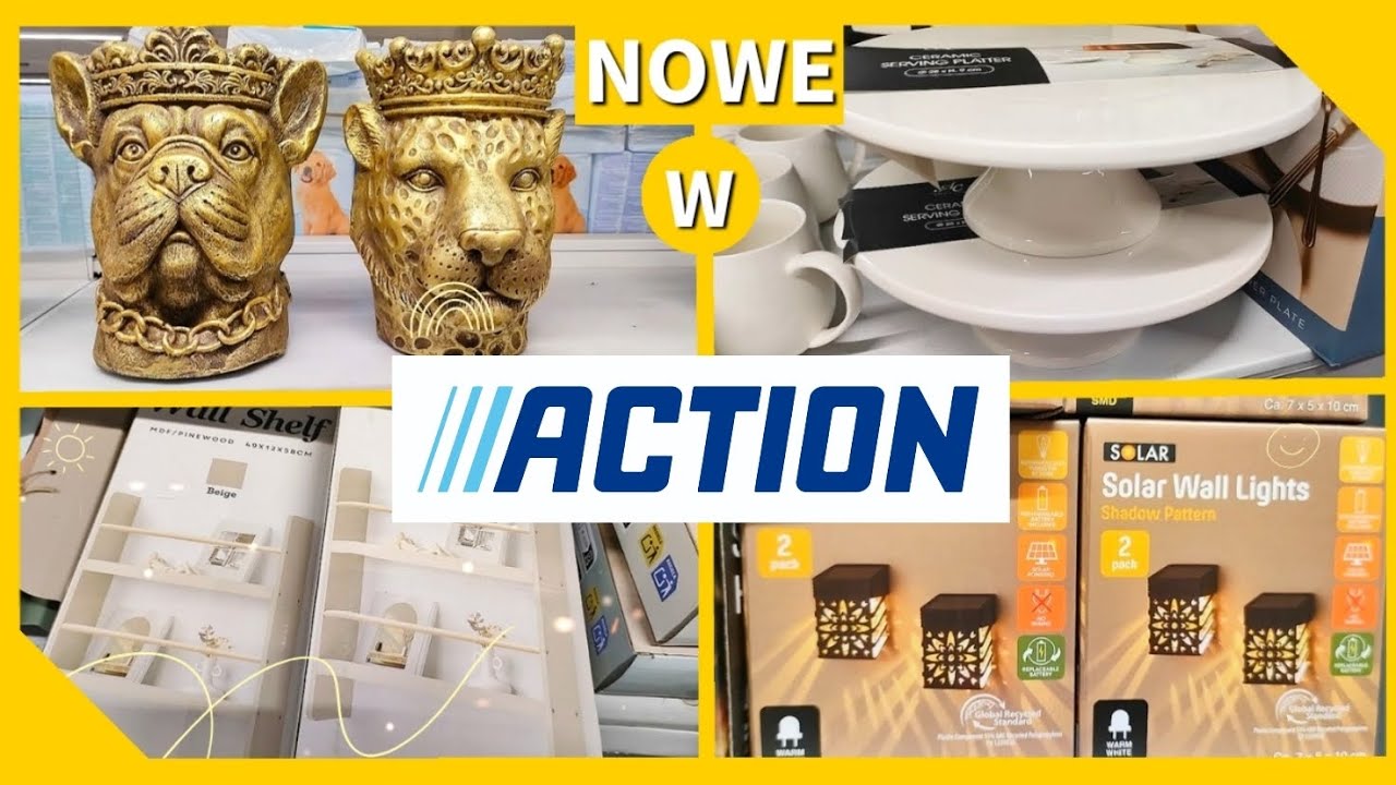 Action: Dużo nowości! 🌿 Dekoracje wiosenne — CO WARTO KUPIĆ? Przegląd półek 🛍️ #NoweWAction