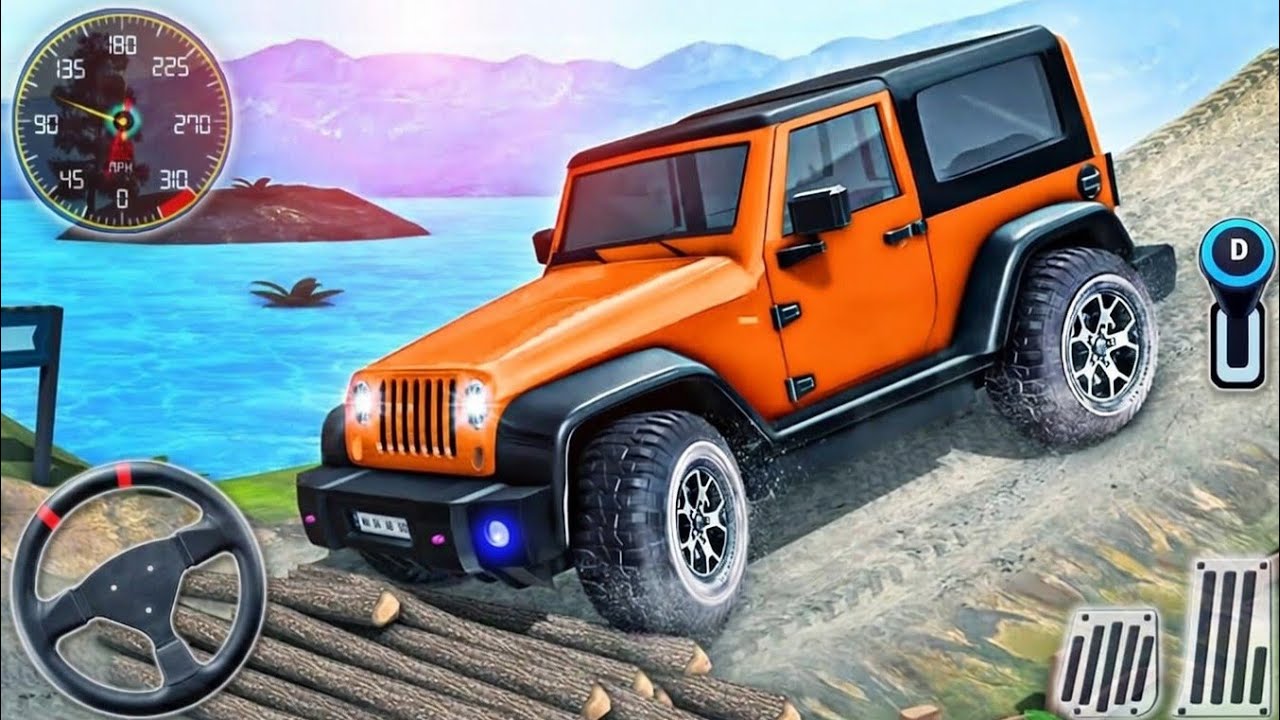 4x4 Offroad Jeep Driving Simulator 3D - Drive SUV 4x4 Jeep Offroad Game - Android Gameplay