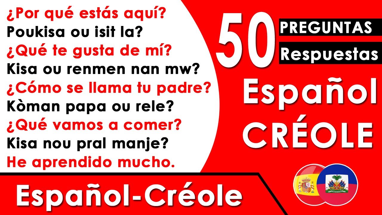 50 Preguntas y Respuestas en Español y Criollo Haitiano