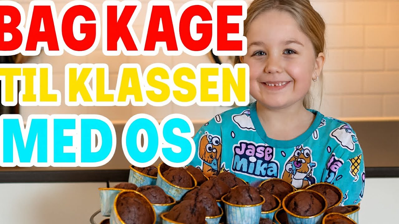 Bage eventyr - vi bager fødselsdag kage til klassen.