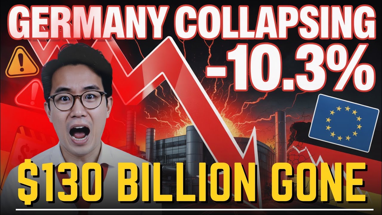 Germany Factory Orders CRASH 10.3%: Europe's Industrial Core Collapsing